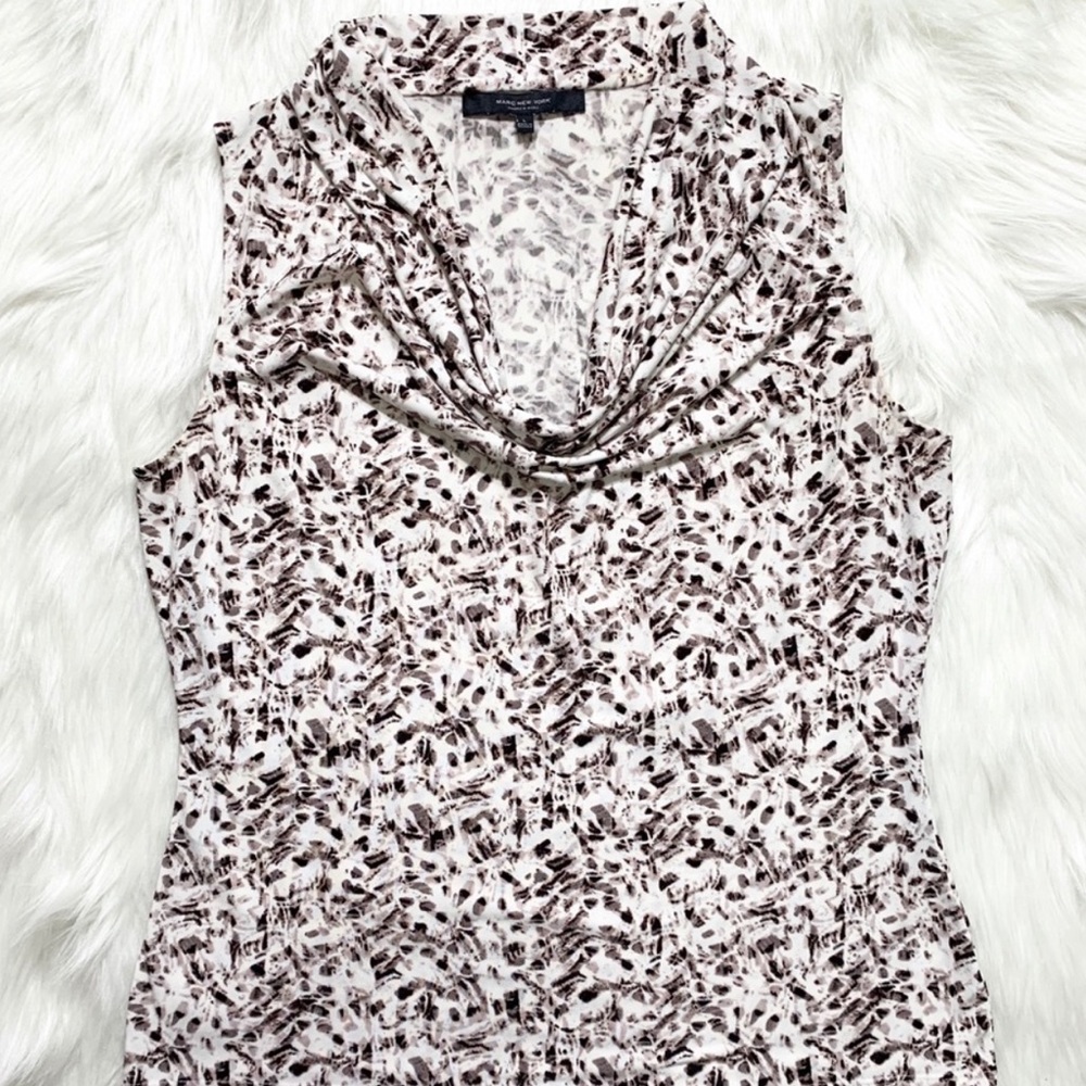 2/$20🌸 Marc New York Draped Watercolor Blouse